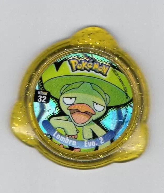Panini - Kraks Pokémon - Lombre – Evo. 2 Yellow