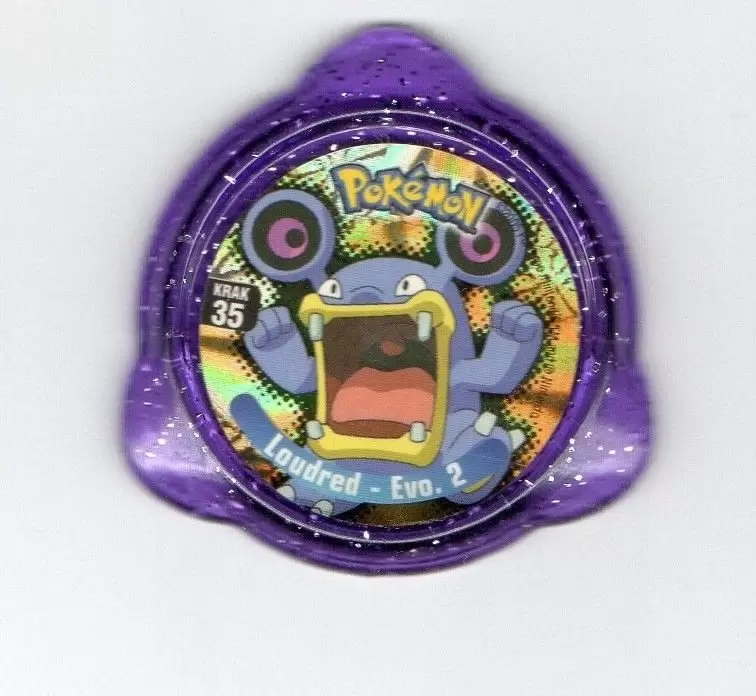 Panini - Kraks Pokémon - Loudred – Evo. 2 Purple