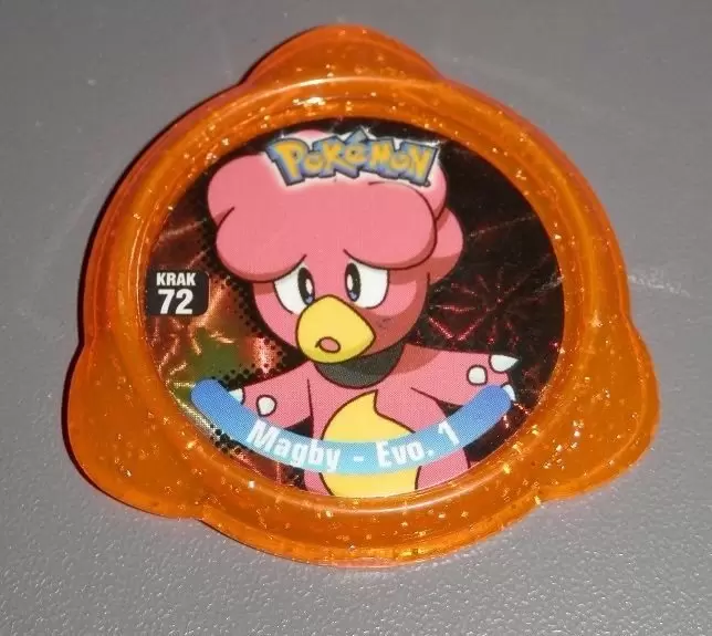 Panini - Kraks Pokémon - Magby – Evo.1 Orange