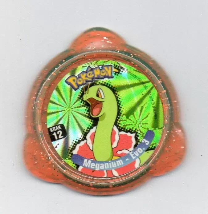 Panini - Kraks Pokémon - Meganium – Evo. 3 Orange