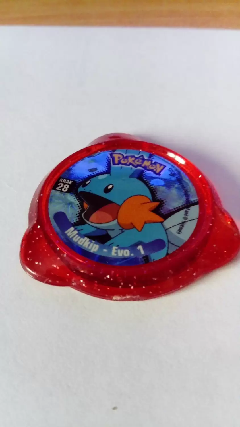 Panini - Kraks Pokémon - Mudkip – Evo. 1 Light Orange