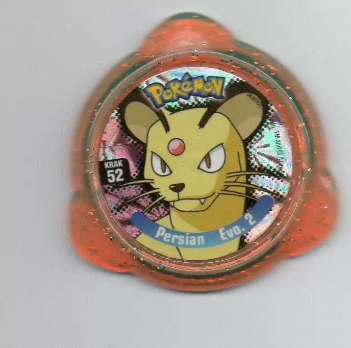 Panini - Kraks Pokémon - Persian – Evo. 2 Orange