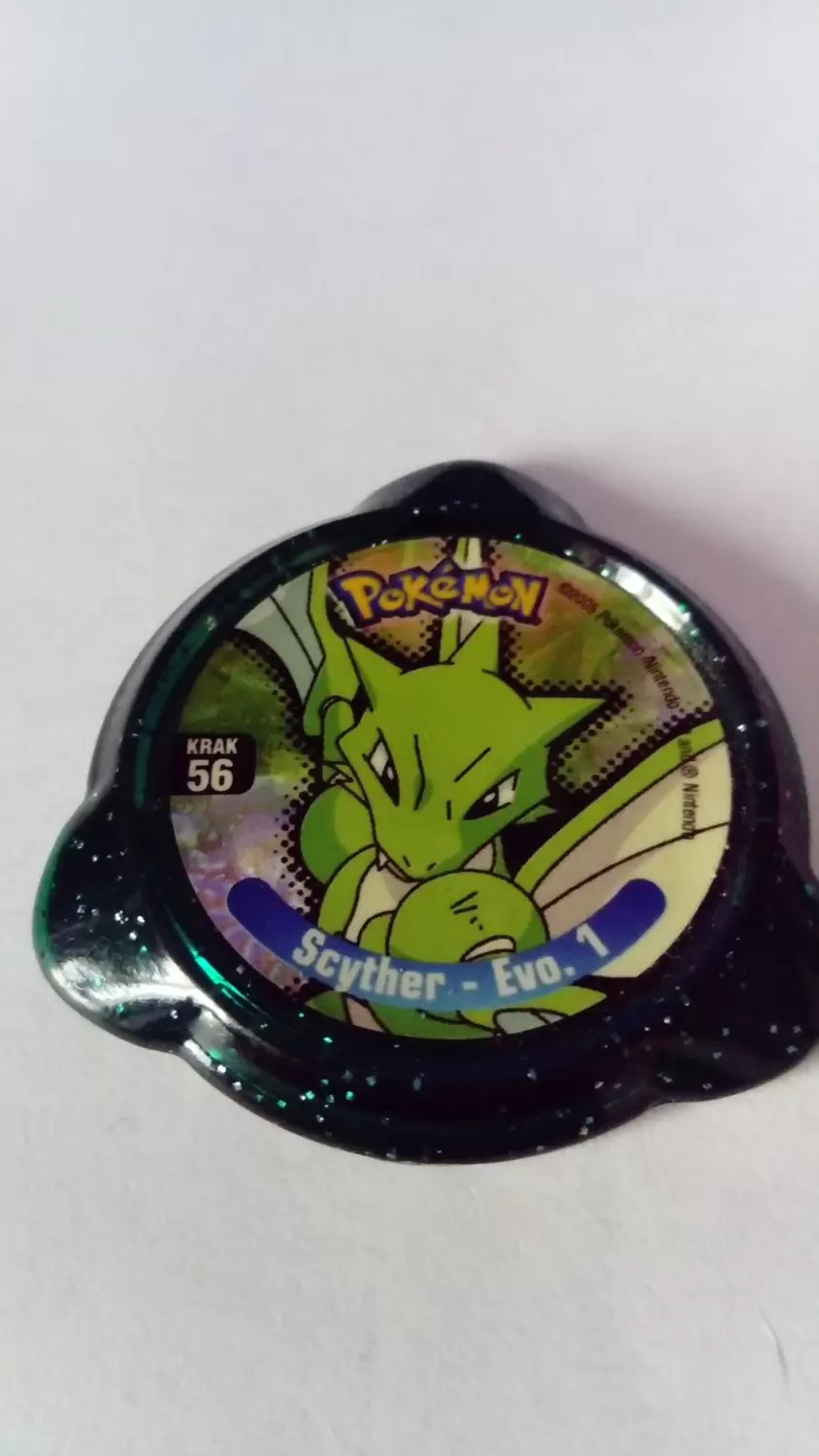 Panini - Kraks Pokémon - Scyther – Evo. 1 Dark Green