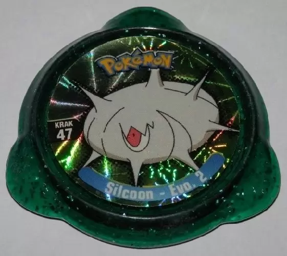 Panini - Kraks Pokémon - Silcoon – Evo. 2 Dark Green