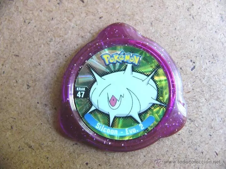 Panini - Kraks Pokémon - Silcoon – Evo. 2 Purple