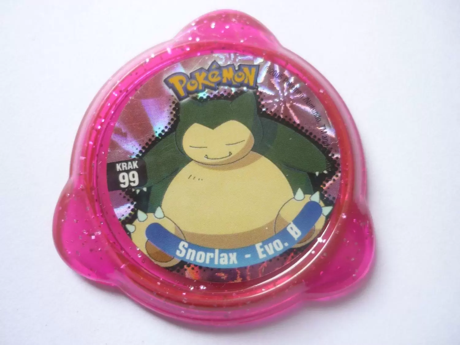Panini - Kraks Pokémon - Snorlax – Evo. Ø Pink