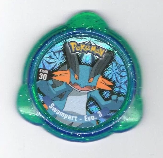 Panini - Kraks Pokémon - Swampert – Evo. 3 Green