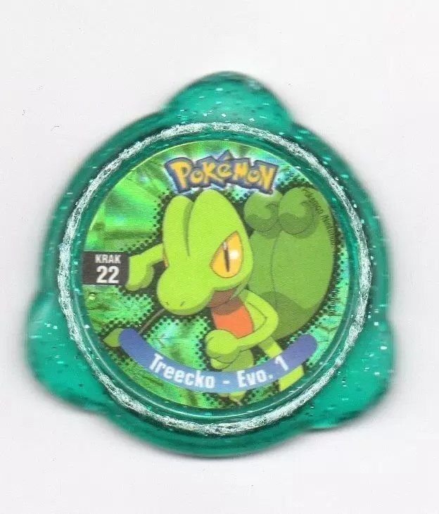 Panini - Kraks Pokémon - Treecko – Evo.1 Green
