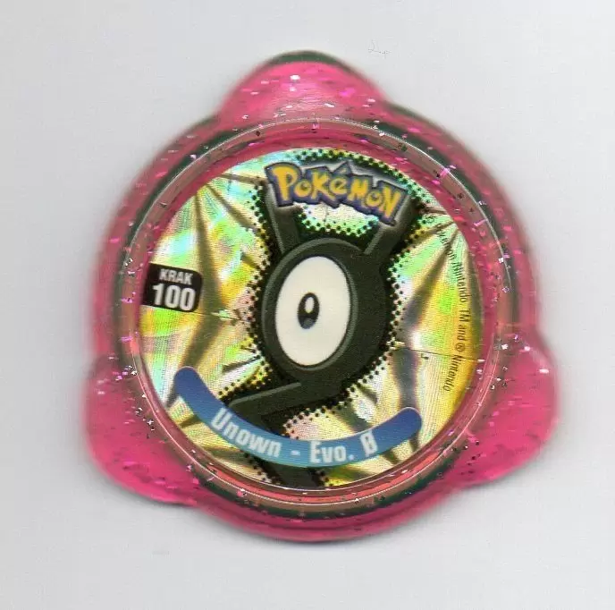 Panini - Kraks Pokémon - Unown – Evo. Ø Pink