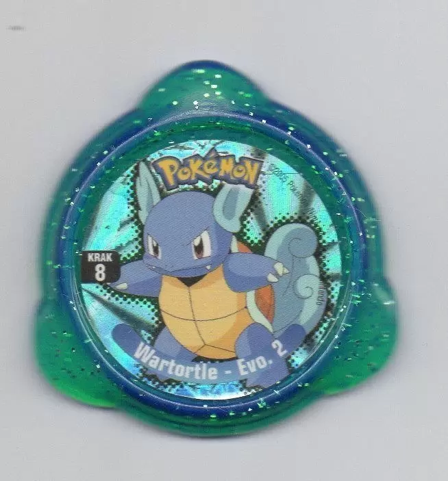 Panini - Kraks Pokémon - Wartortle – Evo. 2 Green