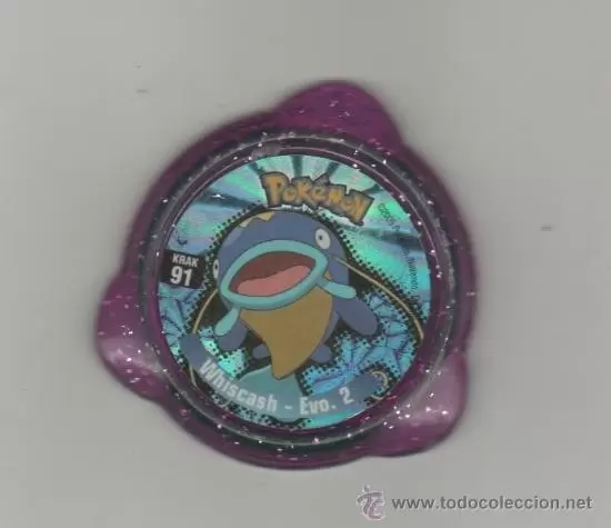 Panini - Kraks Pokémon - Whiscash – Evo. 2 Purple
