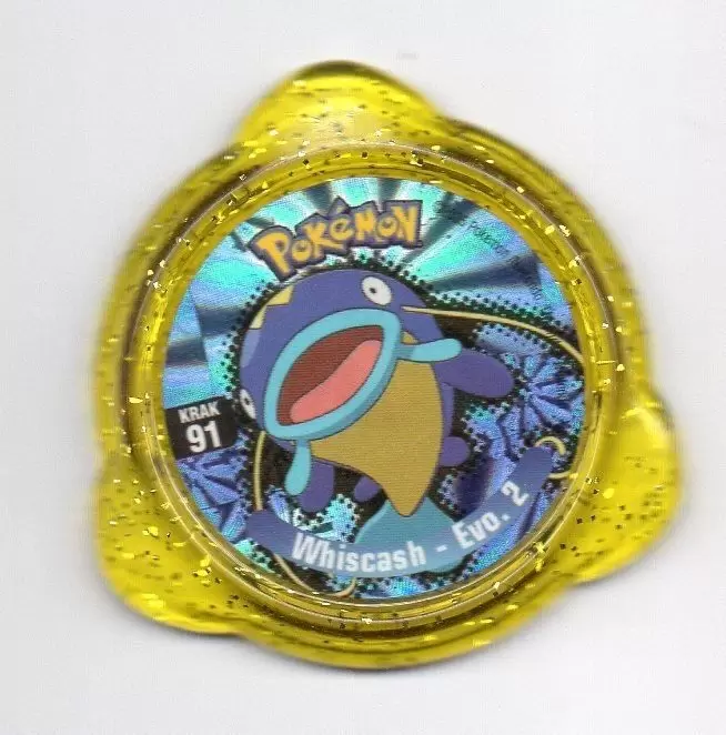 Panini - Kraks Pokémon - Whiscash – Evo. 2 Yellow