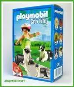 Playmobil dans la ville - Famille de Border Colley
