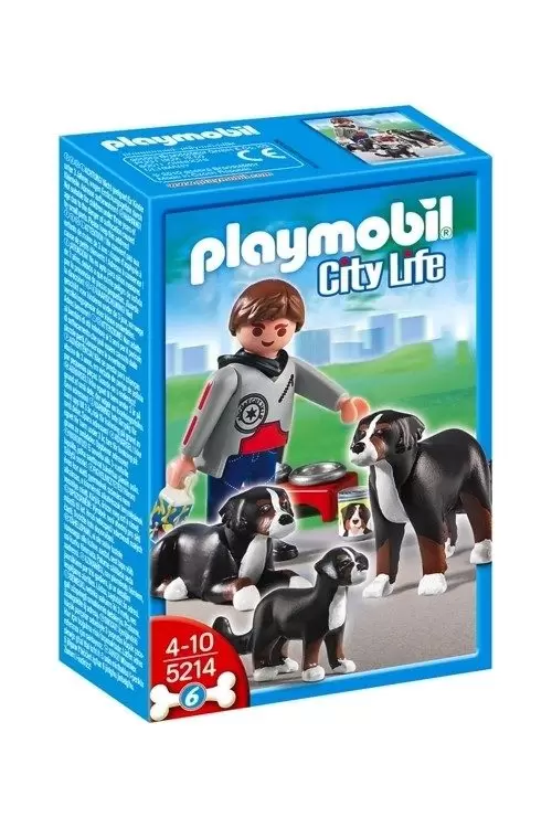 Playmobil dans la ville - Famille de Bouvier Bernois