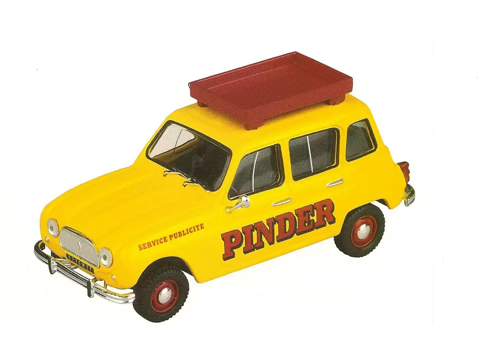 Univers du cirque Pinder-Jean Richard - La Renault 4L