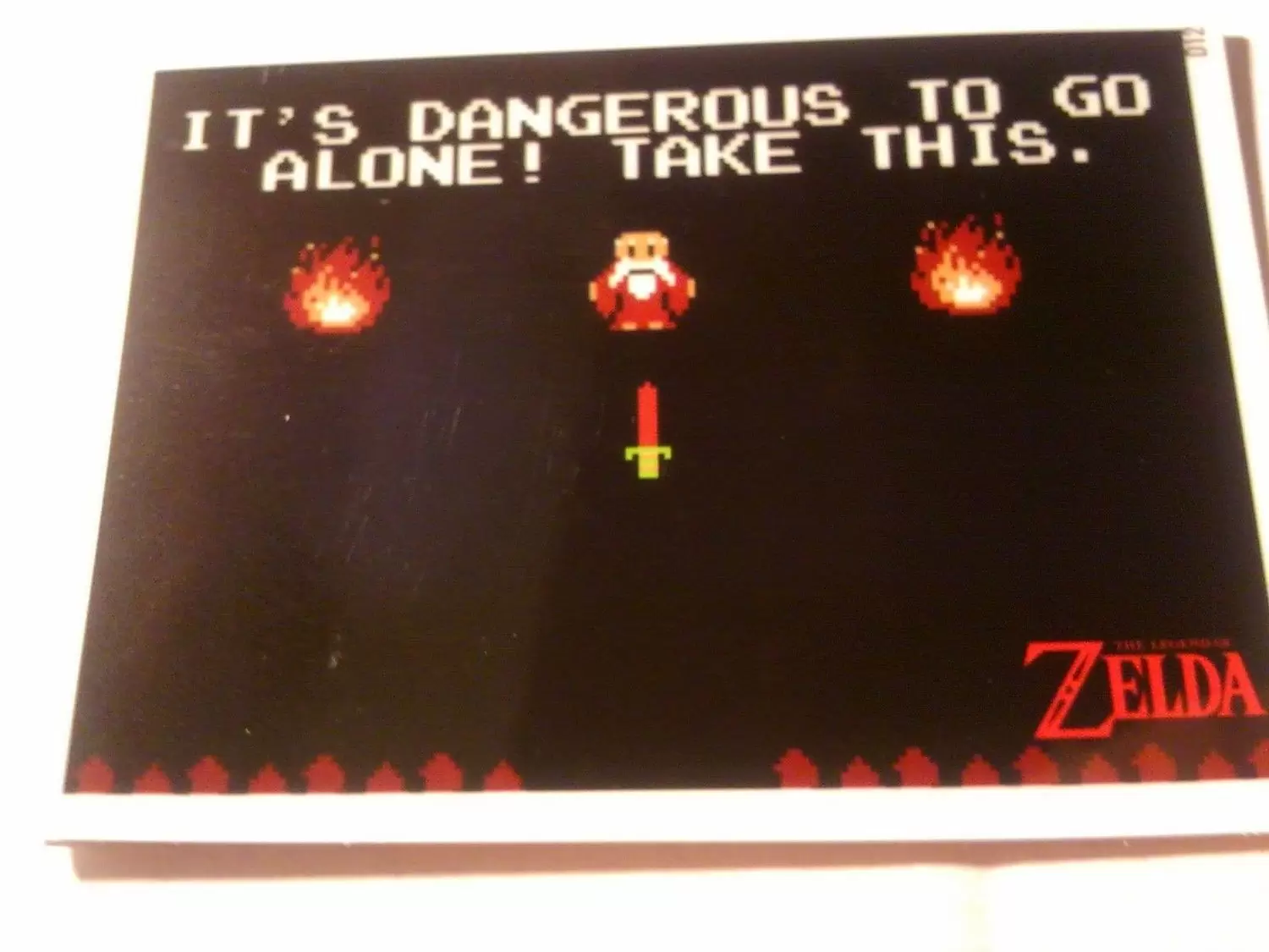 The Legend of Zelda - IT\'S DANGEROUS TO GO ALONE! TAKE THIS.