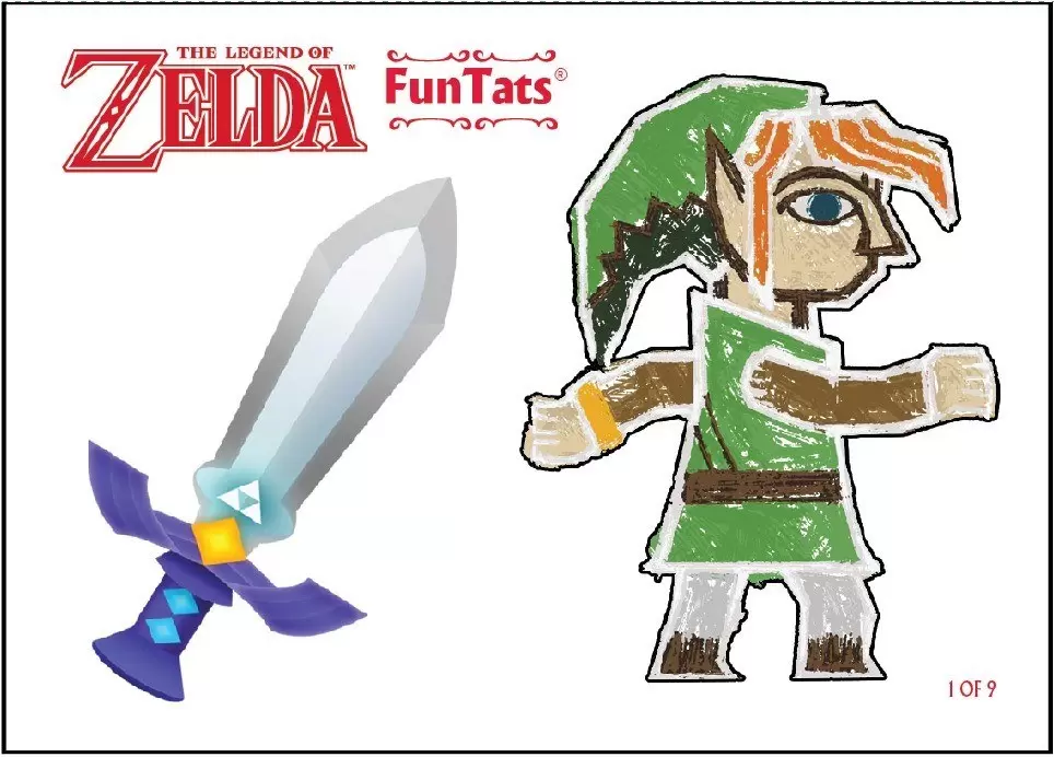 The Legend of Zelda - Master Sword and painting Link