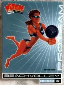 Cartes Pitch Team Sports 2012 - Beach Volley Carte Argent