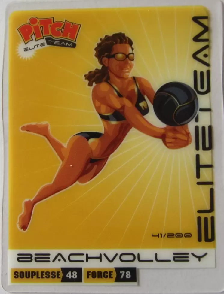 Cartes Pitch Team Sports 2012 - Beach Volley Carte Or