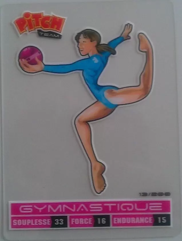 Cartes Pitch Team Sports 2012 - Gymnastique Carte transparente