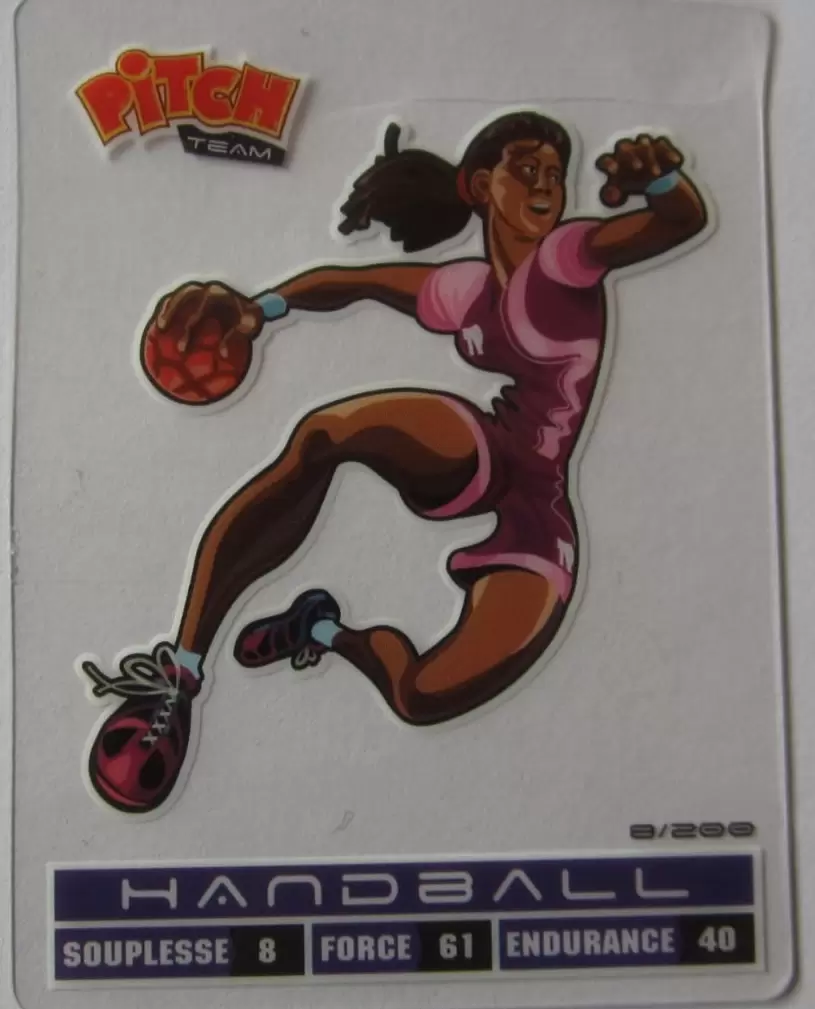 Cartes Pitch Team Sports 2012 - Handball Carte transparente