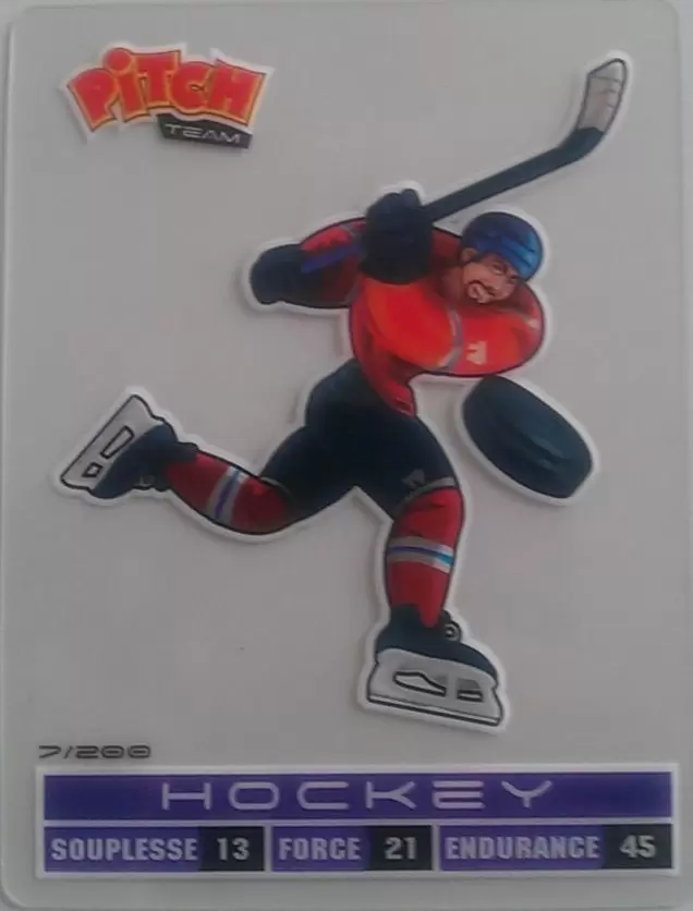 Cartes Pitch Team Sports 2012 - Hockey Carte transparente
