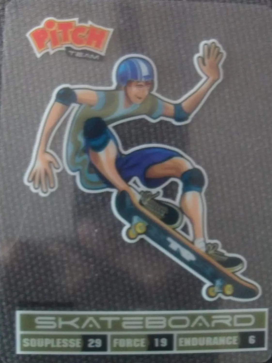Cartes Pitch Team Sports 2012 - Skateboard Carte transparente