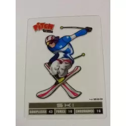 Ski Carte transparente