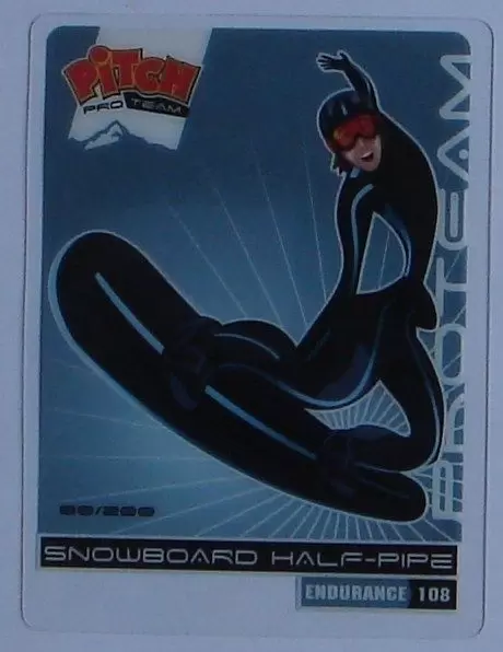 Cartes Pitch Team Sports 2012 - Snowboard Half-Pipe Carte Argent