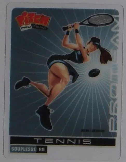 Cartes Pitch Team Sports 2012 - Tennis Carte Argent