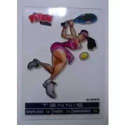 Tennis Carte transparente
