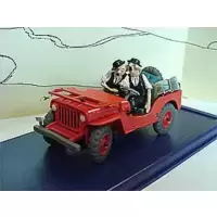 La Jeep des Dupondt de Tintin au pays de l'or noir