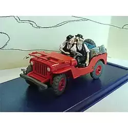 La Jeep des Dupondt de Tintin au pays de l'or noir