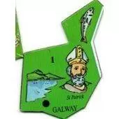 Magnets Le Gaulois - Carte de l\'Europe - Galway