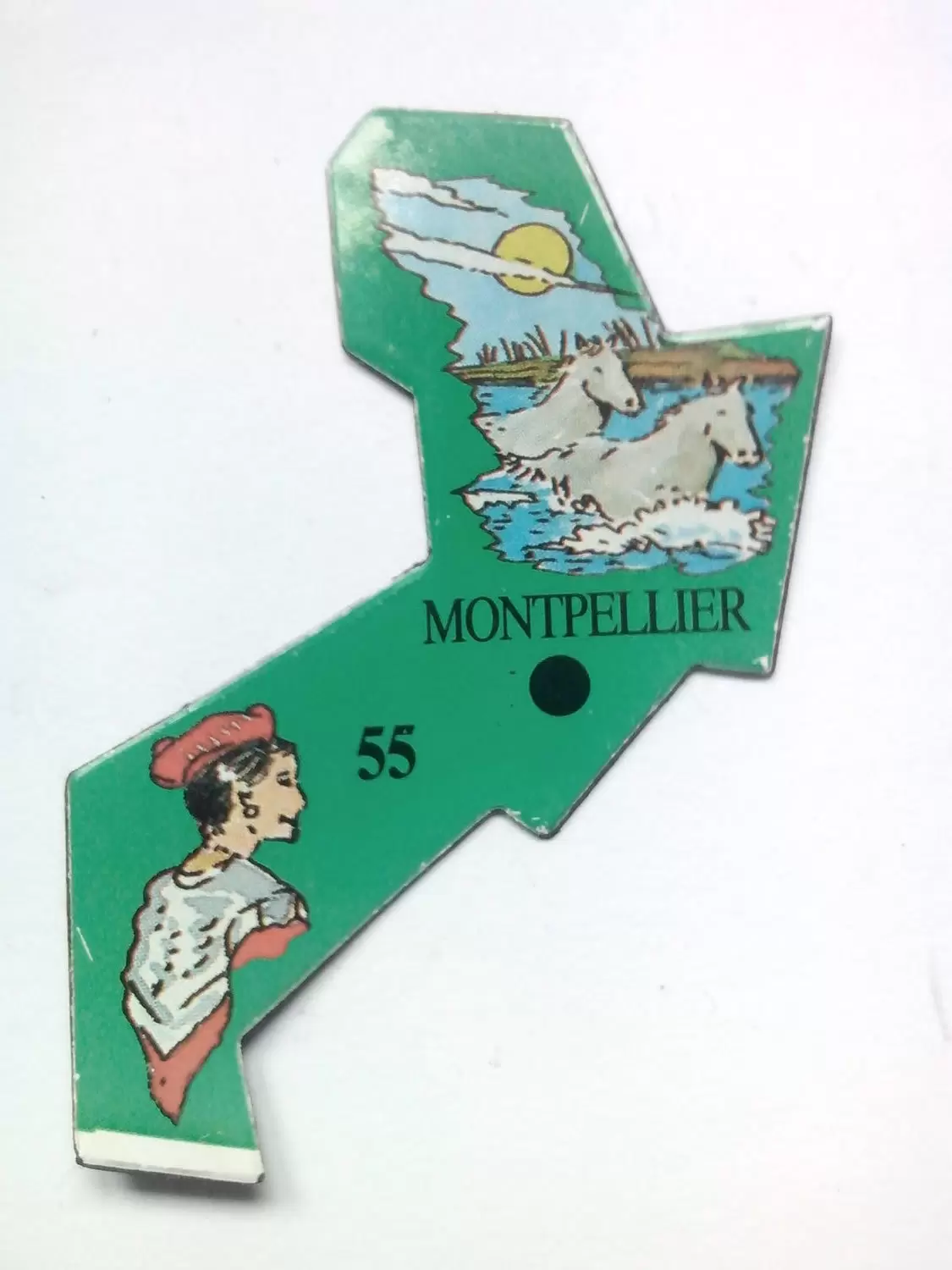 Magnets Le Gaulois - Carte de l\'Europe - Montpellier