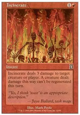 Deckmasters - Incinération