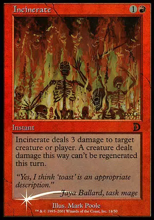 Deckmasters - Incinération