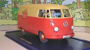 En voiture Tintin - Editions Atlas - La camionnette Sanzot VW  de l\' Affaire Tournesol