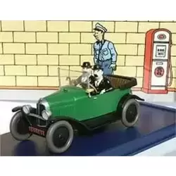 La Citroën 5 HP des Dupondt de Tintin au Pays de l' Or Noir