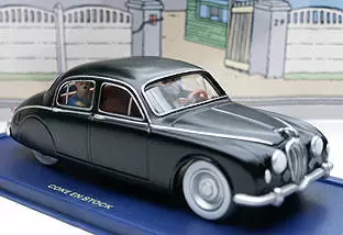 En voiture Tintin - Editions Atlas - La Jaguar Mark 1 de Coke en Stock