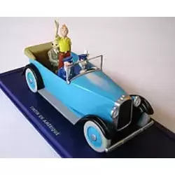 La voiture d'apparat de Tintin en Amérique