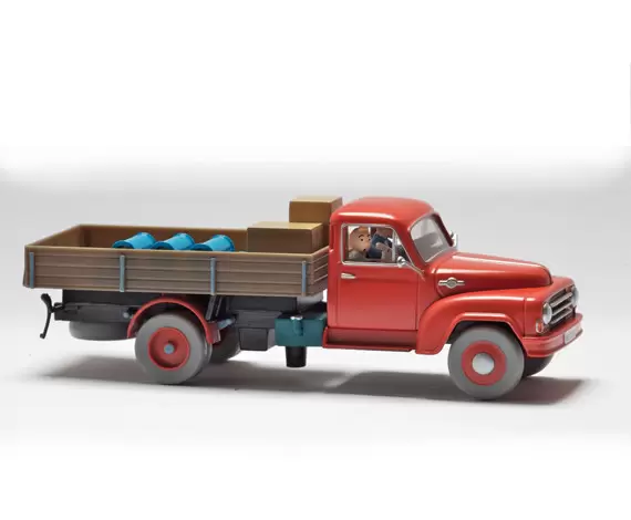 En voiture Tintin - Editions Atlas - Le camion Hanomag L28 de l\' Île Noire