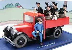 En voiture Tintin - Editions Atlas - Le camion de police de Tintin en Amérique