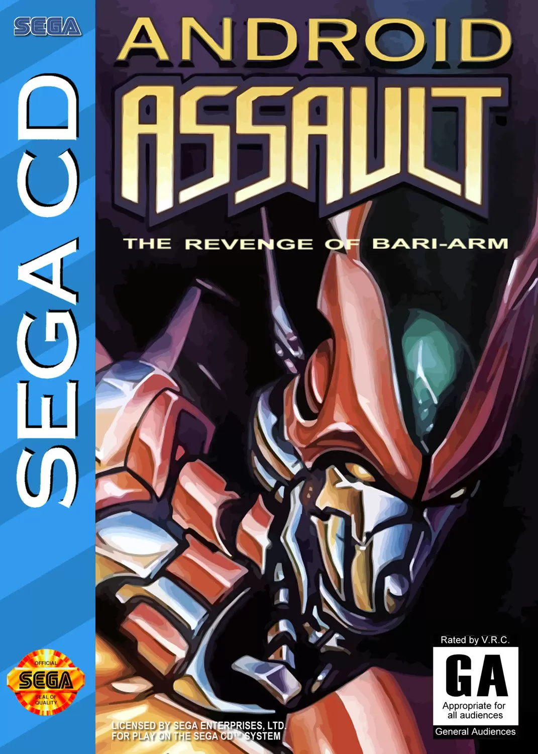 SEGA Mega CD Games - Android Assault: The Revenge of Bari-Arm