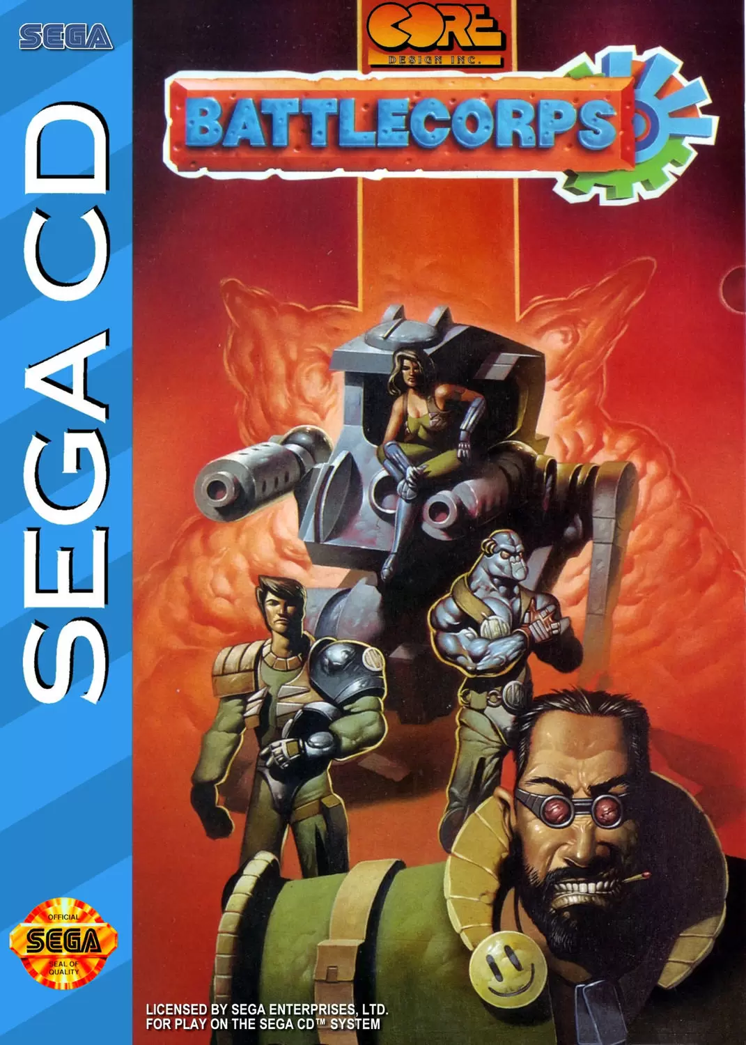 Jeux SEGA Mega CD - BattleCorps