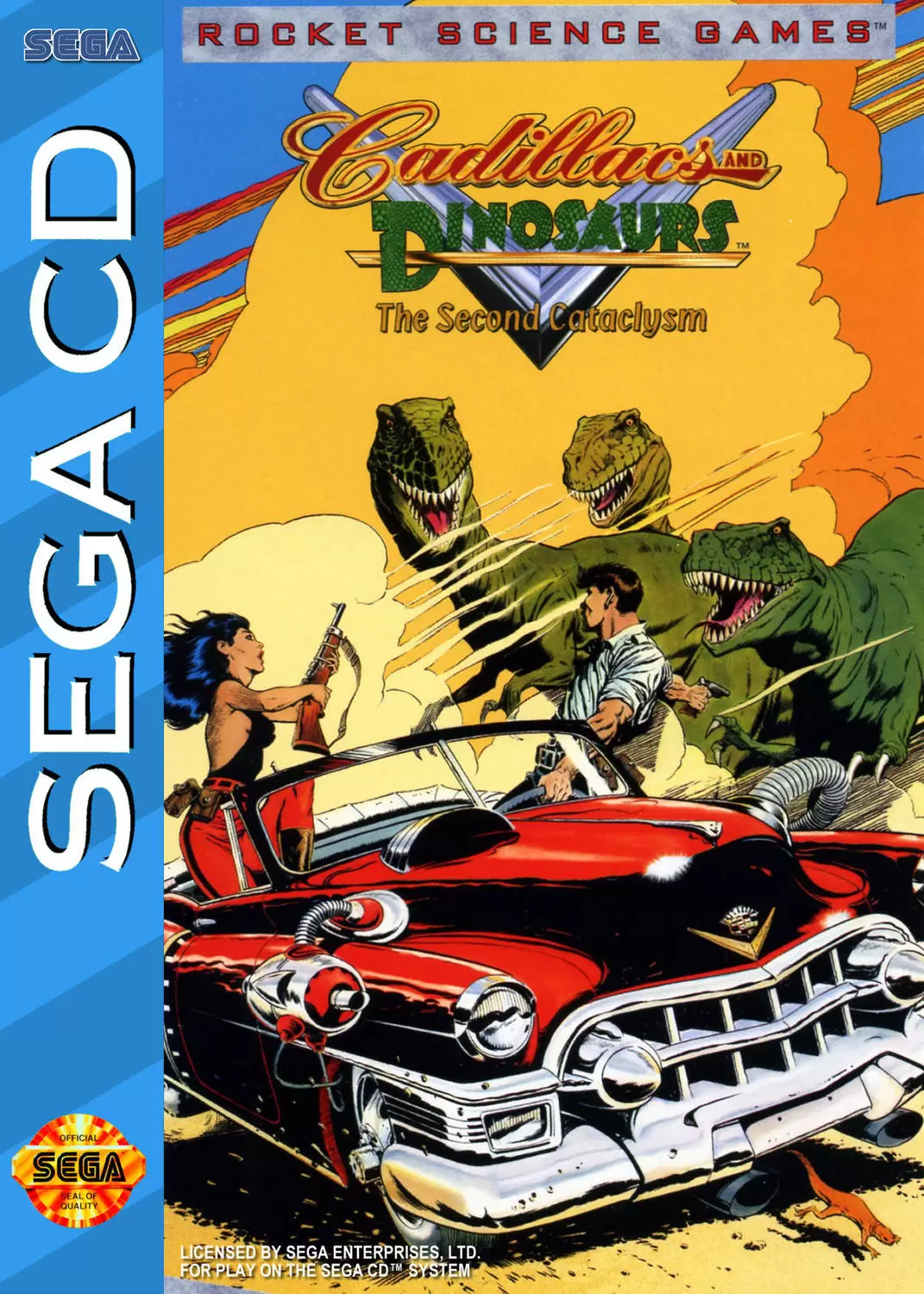 SEGA Mega CD Games - Cadillacs and Dinosaurs: The Second Cataclysm