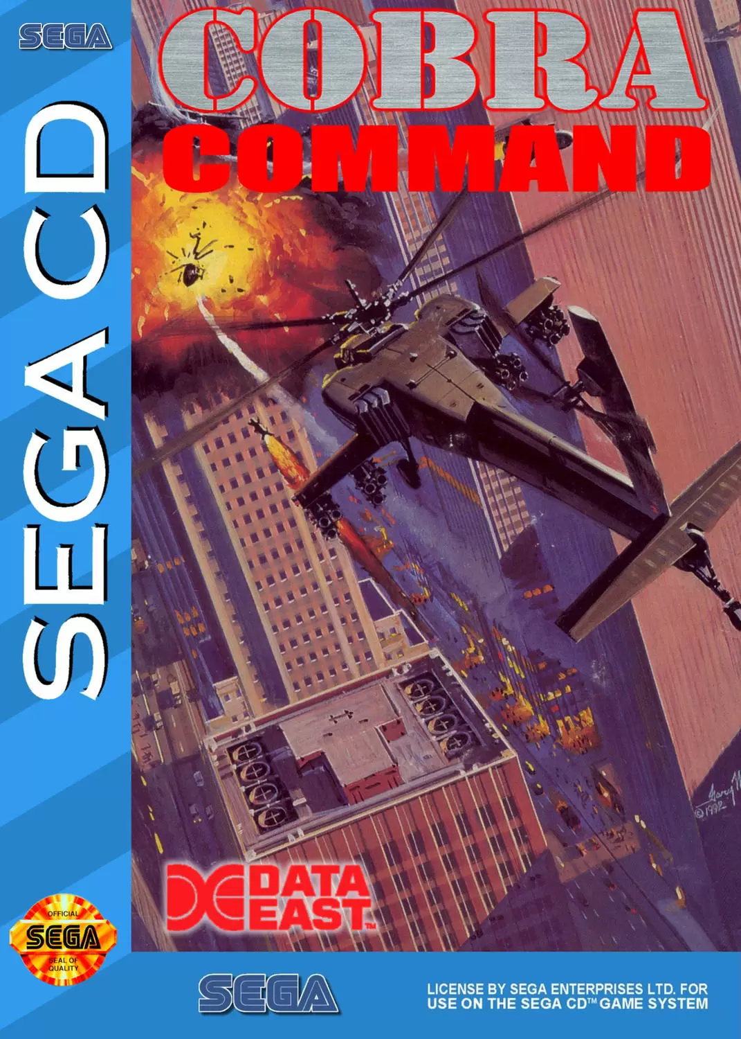 SEGA Mega CD Games - Cobra Command