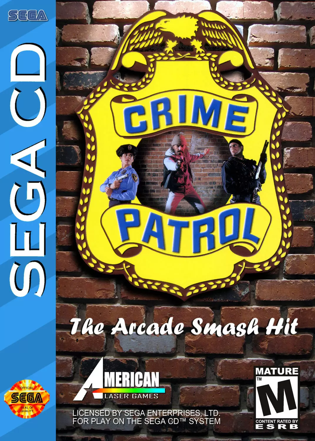 SEGA Mega CD Games - Crime Patrol