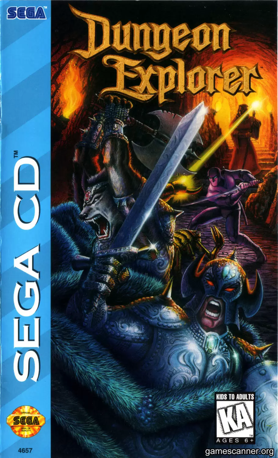 SEGA Mega CD Games - Dungeon Explorer