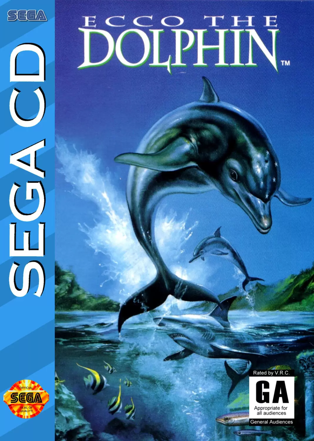 SEGA Mega CD Games - Ecco the Dolphin